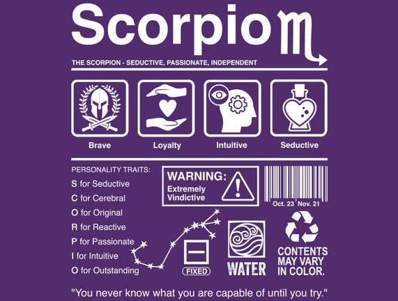 Scorpio Label