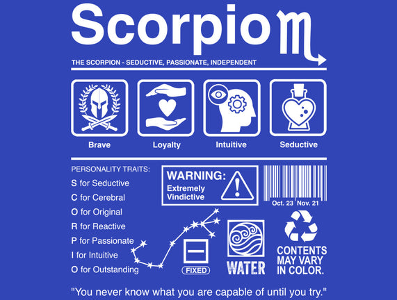 Scorpio Label