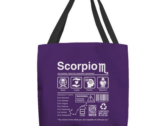 Scorpio Label