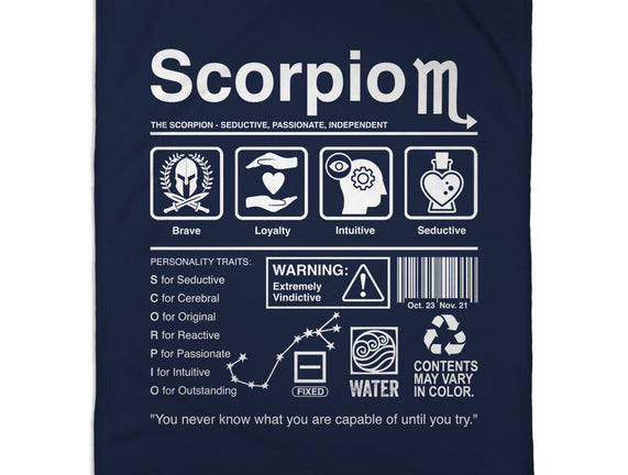 Scorpio Label