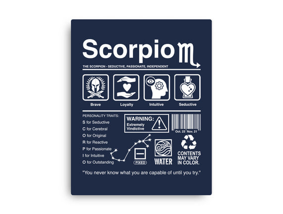 Scorpio Label