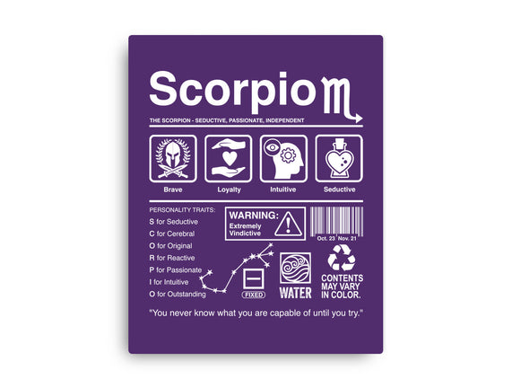 Scorpio Label