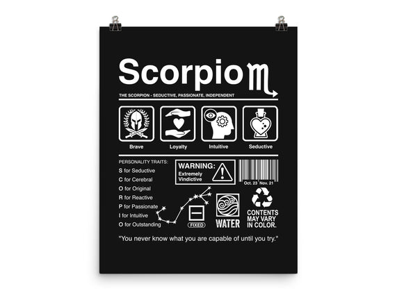 Scorpio Label