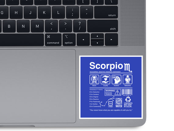 Scorpio Label