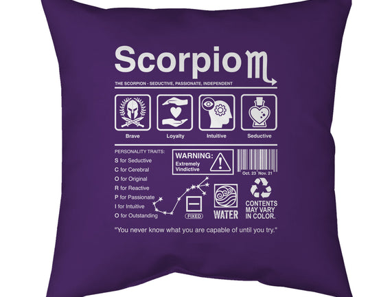Scorpio Label