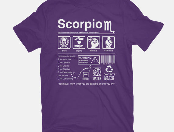 Scorpio Label