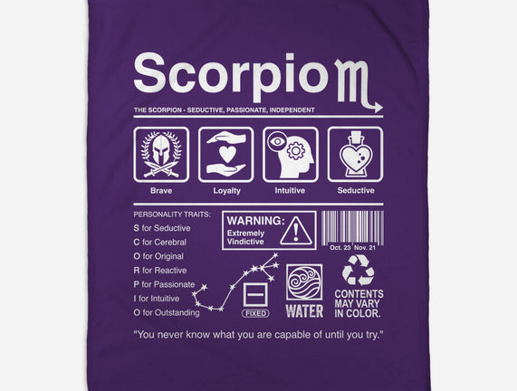 Scorpio Label