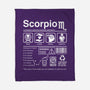 Scorpio Label-None-Fleece-Blanket-DrMonekers