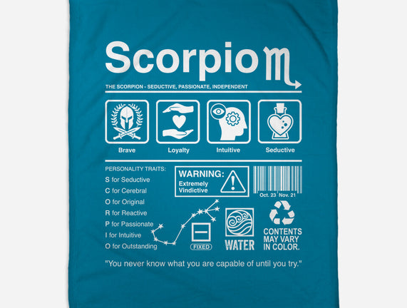 Scorpio Label