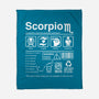 Scorpio Label-None-Fleece-Blanket-DrMonekers