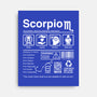 Scorpio Label-None-Stretched-Canvas-DrMonekers