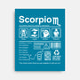 Scorpio Label-None-Stretched-Canvas-DrMonekers