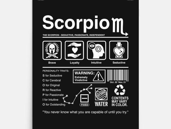 Scorpio Label