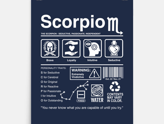 Scorpio Label