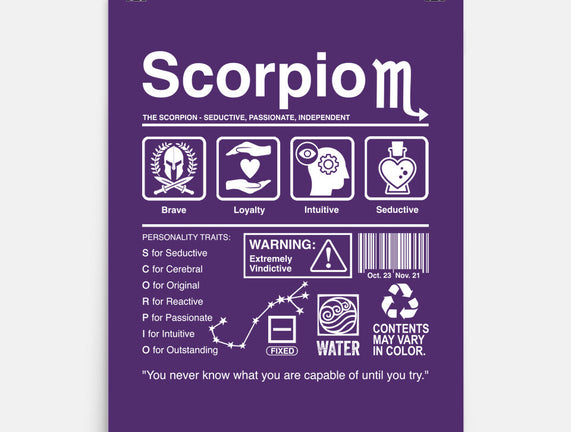 Scorpio Label