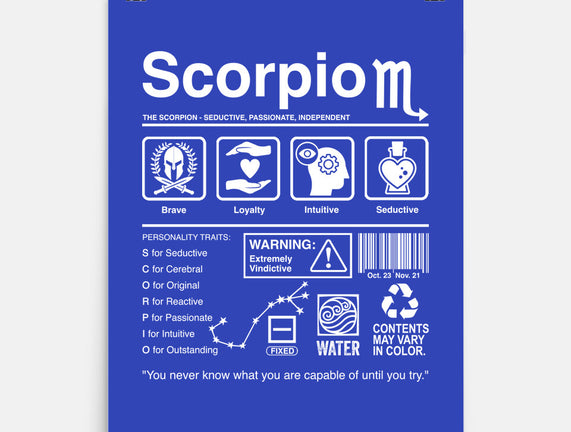 Scorpio Label