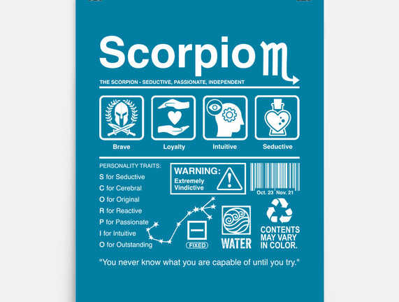 Scorpio Label