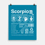 Scorpio Label-None-Matte-Poster-DrMonekers