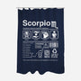 Scorpio Label-None-Polyester-Shower Curtain-DrMonekers