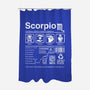 Scorpio Label-None-Polyester-Shower Curtain-DrMonekers
