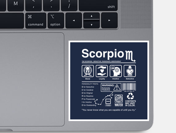 Scorpio Label