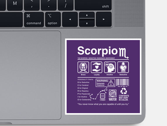 Scorpio Label