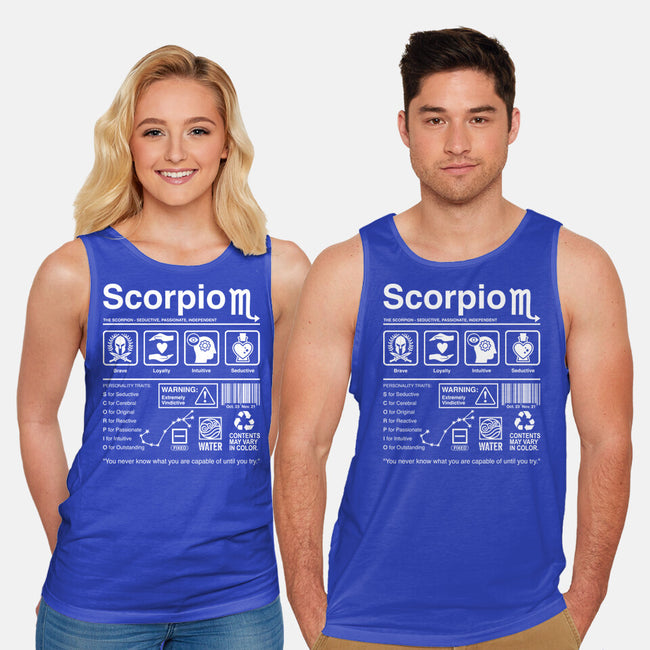 Scorpio Label-Unisex-Basic-Tank-DrMonekers