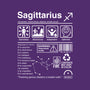 Sagittarius Label-None-Stretched-Canvas-DrMonekers