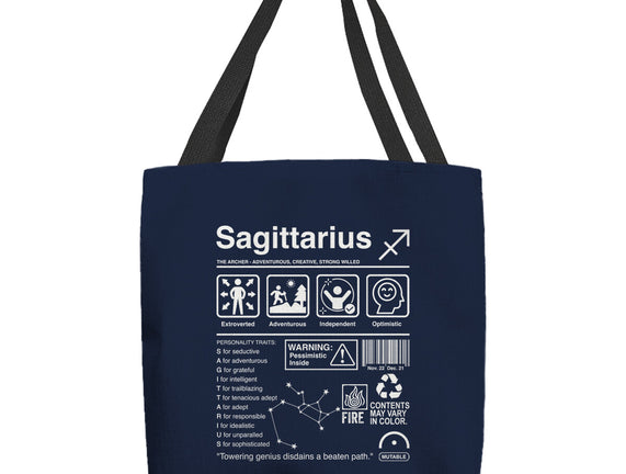 Sagittarius Label