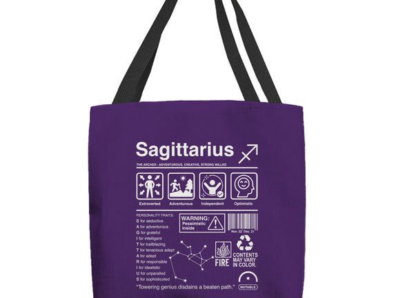 Sagittarius Label