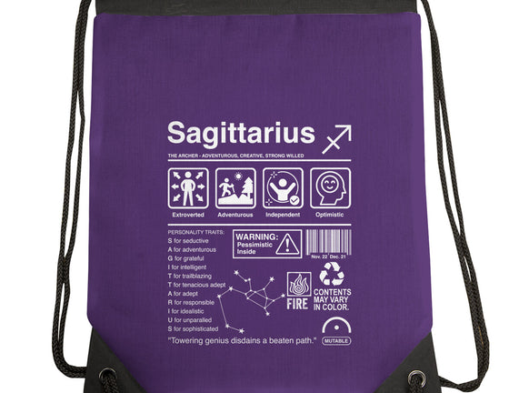 Sagittarius Label