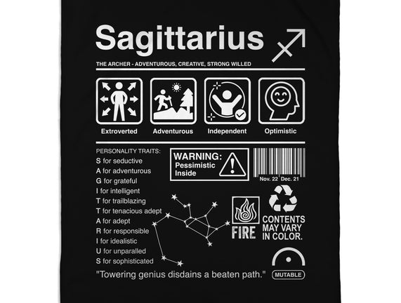 Sagittarius Label