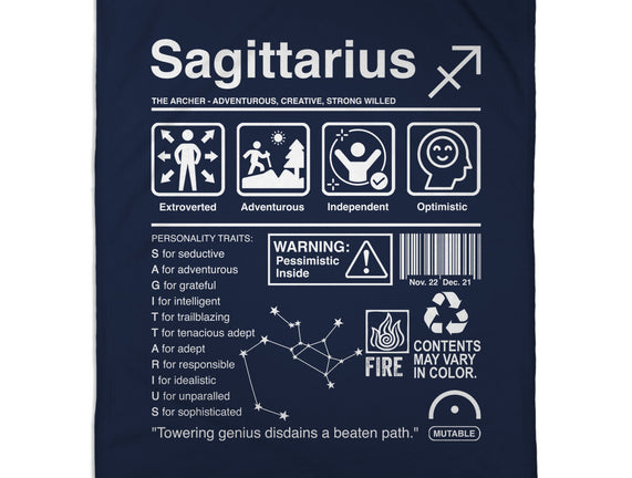 Sagittarius Label