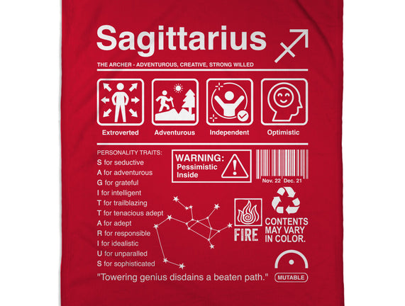 Sagittarius Label