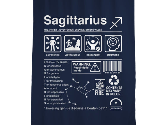 Sagittarius Label