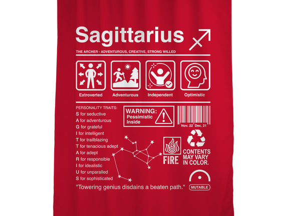 Sagittarius Label