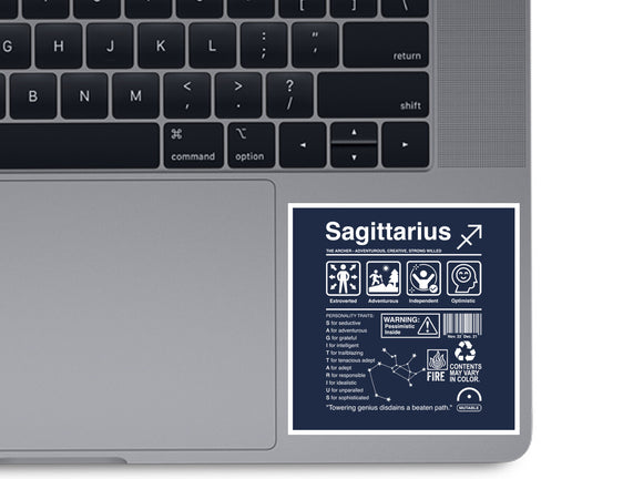 Sagittarius Label