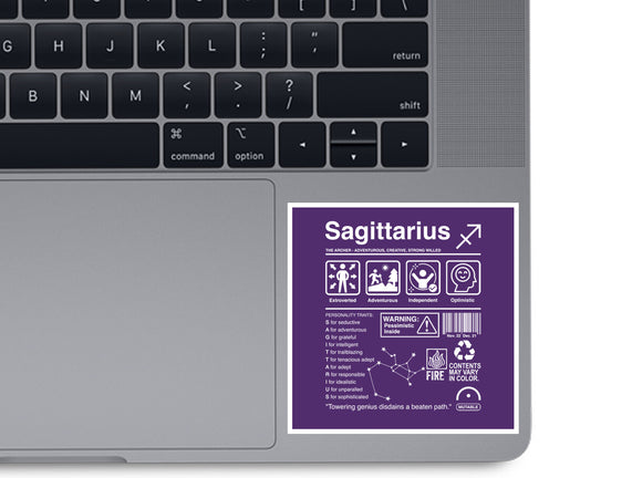 Sagittarius Label