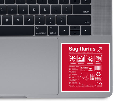 Sagittarius Label
