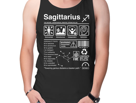 Sagittarius Label