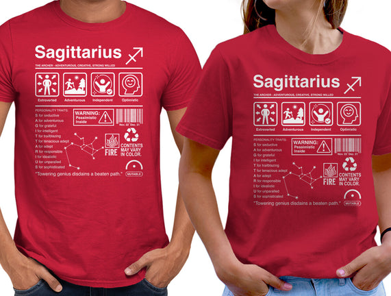 Sagittarius Label