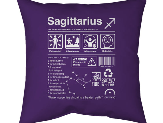 Sagittarius Label