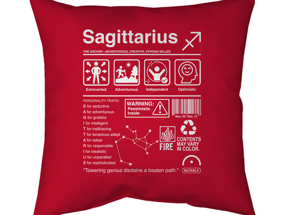 Sagittarius Label