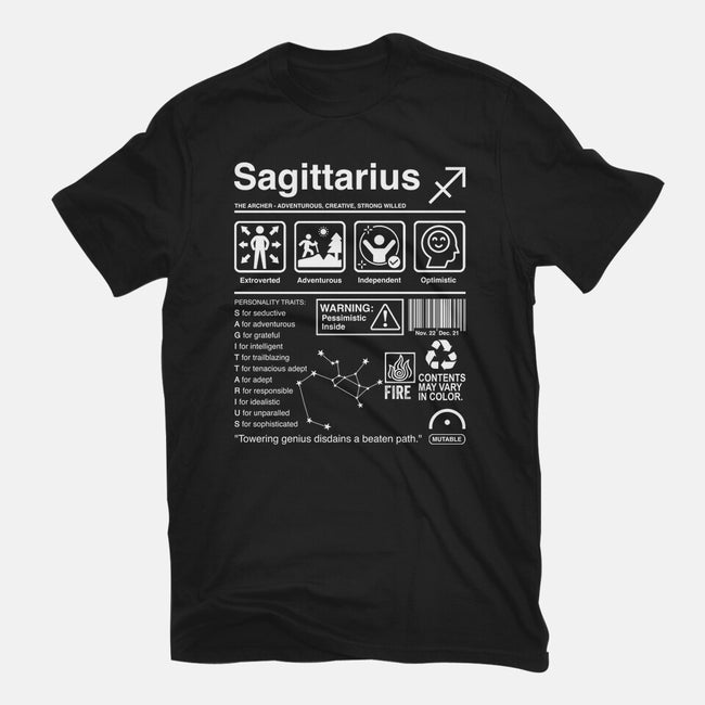 Sagittarius Label-Womens-Basic-Tee-DrMonekers