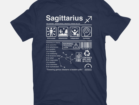 Sagittarius Label