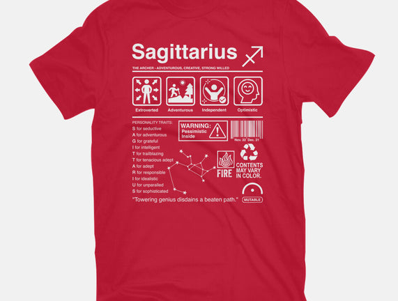 Sagittarius Label