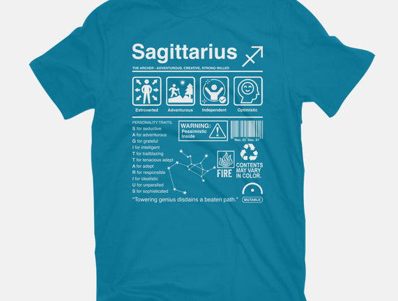 Sagittarius Label