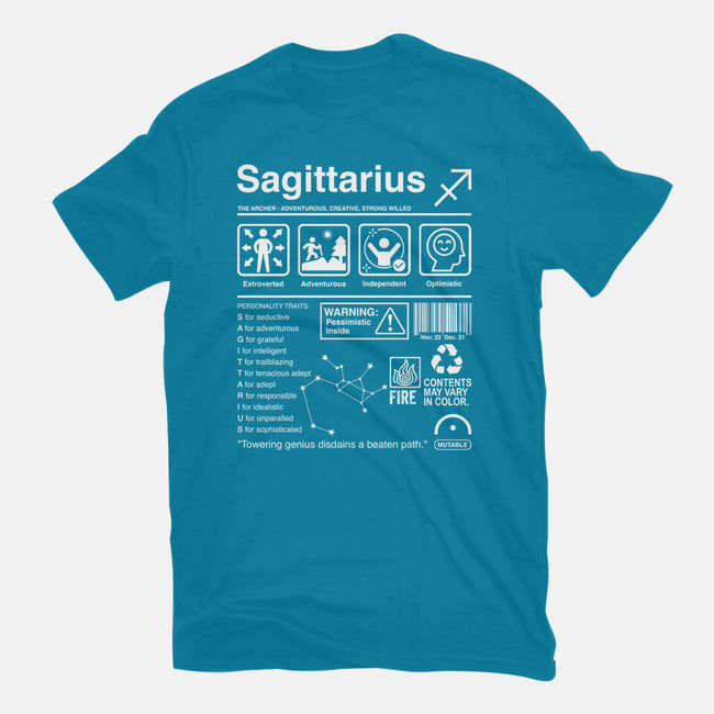 Sagittarius Label-Unisex-Basic-Tee-DrMonekers