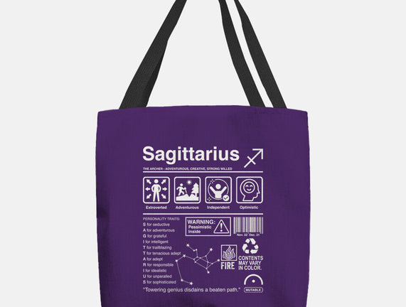 Sagittarius Label