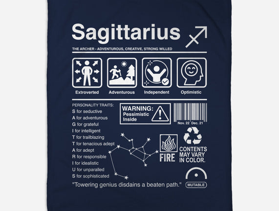 Sagittarius Label
